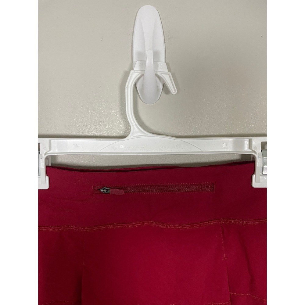 Lululemon Pace Rival Skirt (Regular) in Scarlet Size 10 Athleisure Tennis Golf - Picture 7 of 10